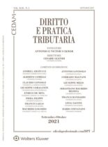 Diritto e Pratica Tributaria – Settembre-Ottobre 2021