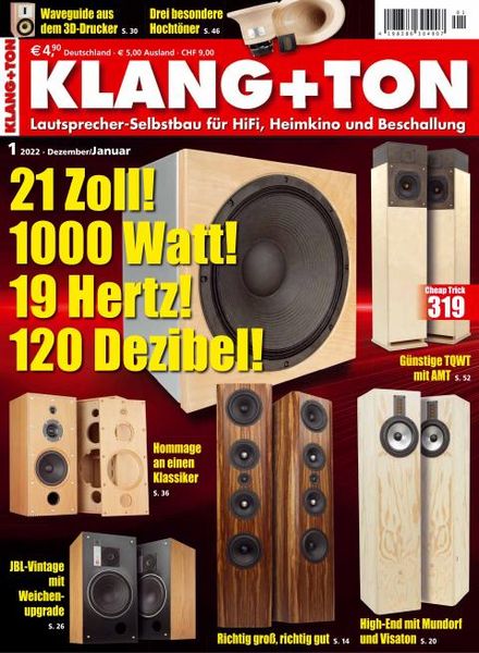 KLANG+TON – November 2021
