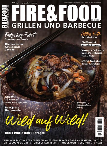 Fire & Food Grillen und Barbecuen – November 2021
