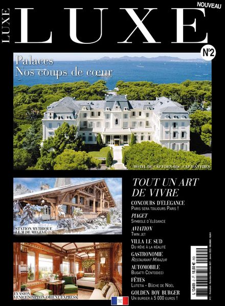 Luxe Magazine France – Novembre 2021 – Janvier 2022