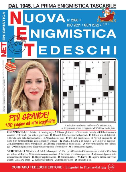 Nuova Enigmistica Tascabile – December 2021