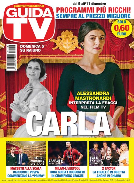 GuidaTV – 30 novembre 2021