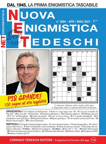 Nuova Enigmistica Tascabile – April 2021