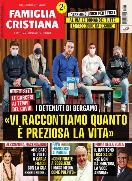 Famiglia Cristiana – 5 Dicembre 2021