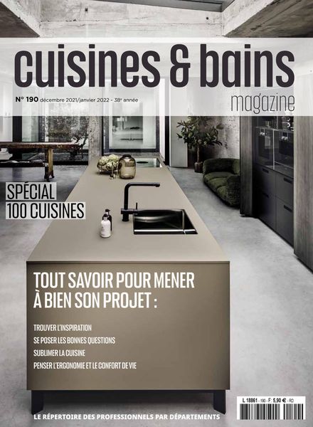 Cuisines & Bains Magazine – Decembre 2021 – Janvier 2022