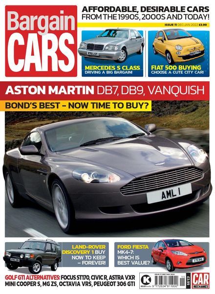 Car Mechanics Bargain Cars – December 2021 – January 2022