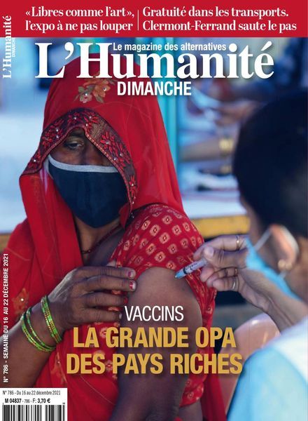 L’Humanite Dimanche – 16 Decembre 2021
