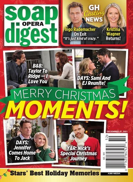 Soap Opera Digest – December 27, 2021