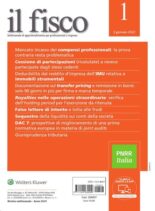 il fisco – Gennaio 2022