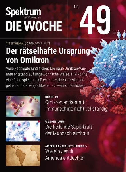Spektrum – Die Woche – 09 Dezember 2021