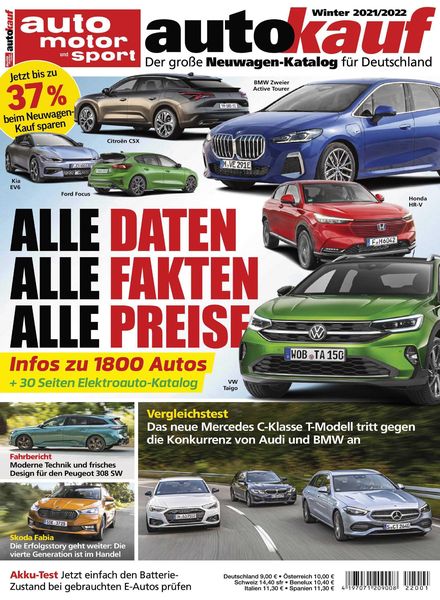 Auto Motor und Sport Autokauf – Dezember 2021