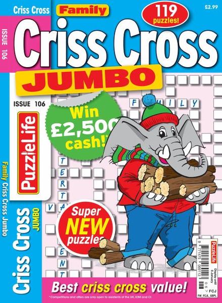 Family Criss Cross Jumbo – December 2021