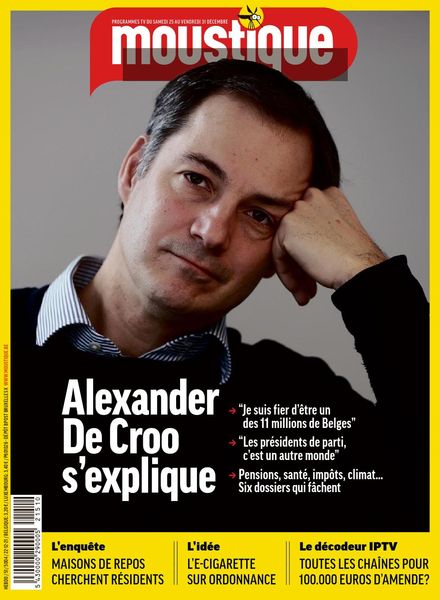 Moustique Magazine – 22 Decembre 2021