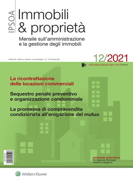 Immobili & proprieta – Dicembre 2021