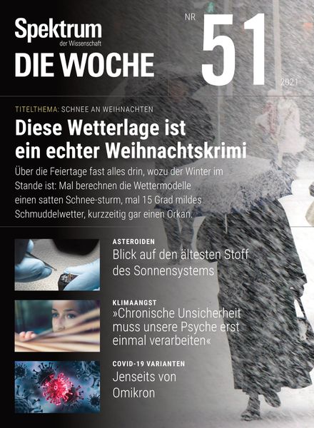 Spektrum – Die Woche – 23 Dezember 2021