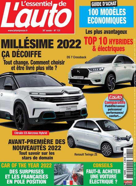 L’Essentiel de l’Auto – Janvier-Mars 2022