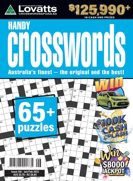 Lovatts Handy Crosswords – 26 December 2021