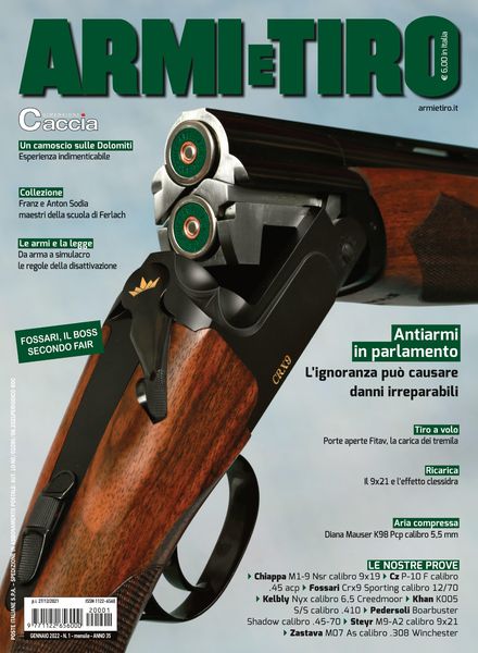 Armi e Tiro – gennaio 2022