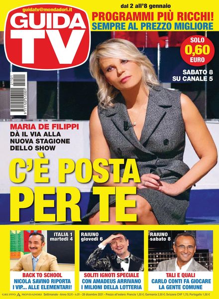 GuidaTV – 28 dicembre 2021