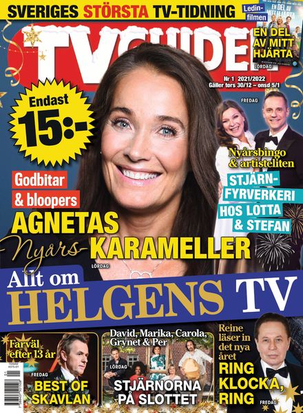 TV-Guiden – 29 december 2021