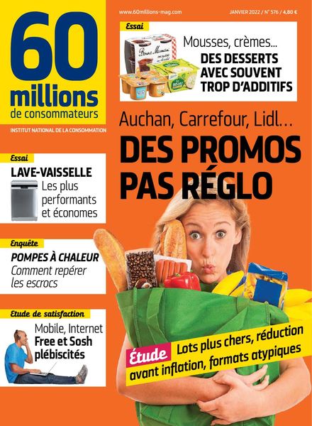 60 Millions de Consommateurs – Janvier 2022