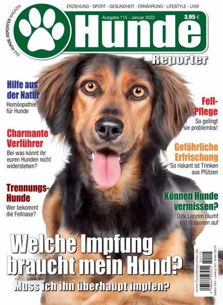 Hunde-Reporter – 31 Dezember 2021