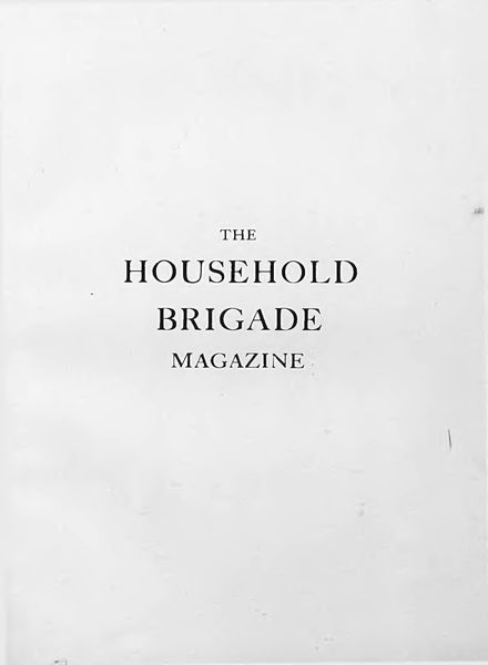 The Guards Magazine – November 1911