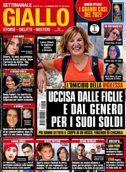 Giallo – 12 Gennaio 2022