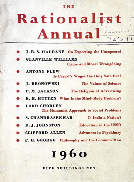 New Humanist – The Rationalist Annual, 1960