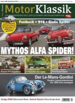 Motor Klassik – 11 Januar 2022