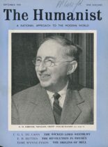 New Humanist – The Humanist, September 1959
