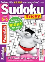 PuzzleLife Sudoku Tricky – January 2022