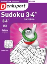 Denksport Sudoku 3-4 kampioen – 13 januari 2022