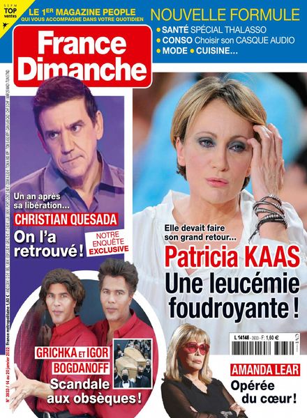 France Dimanche – 14 janvier 2022