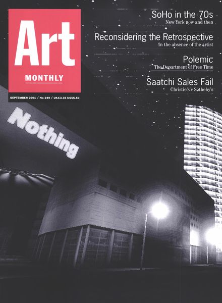 Art Monthly – September 2001