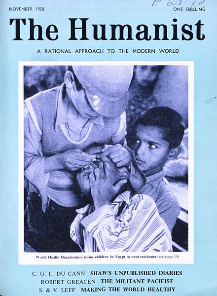 New Humanist – The Humanist, November 1958
