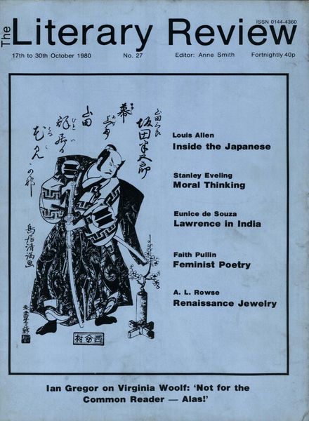 Literary Review – 17 October 1980