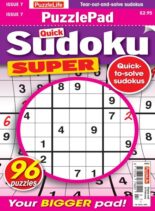 PuzzleLife PuzzlePad Sudoku Super – 27 January 2022