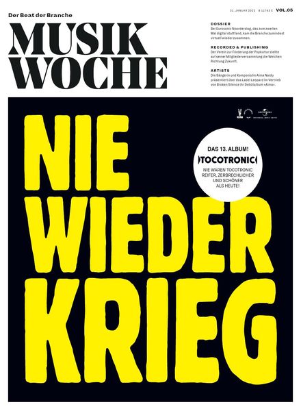MusikWoche – 31 Januar 2022