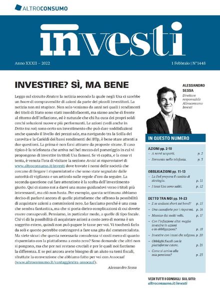 Altroconsumo Investi – 1 Febbraio 2022
