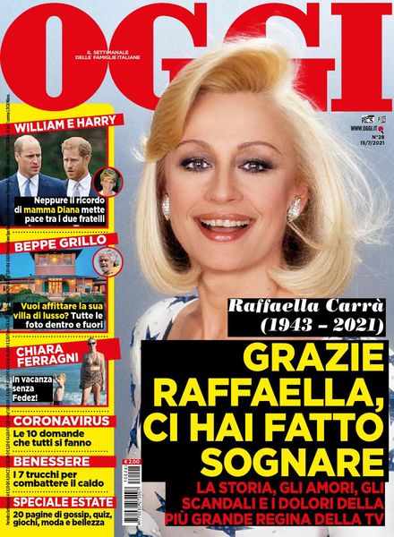 Oggi – 15 luglio 2021