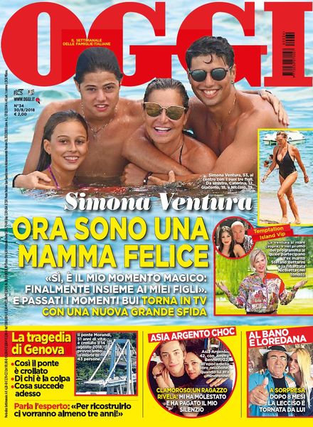 Oggi – 30 agosto 2018