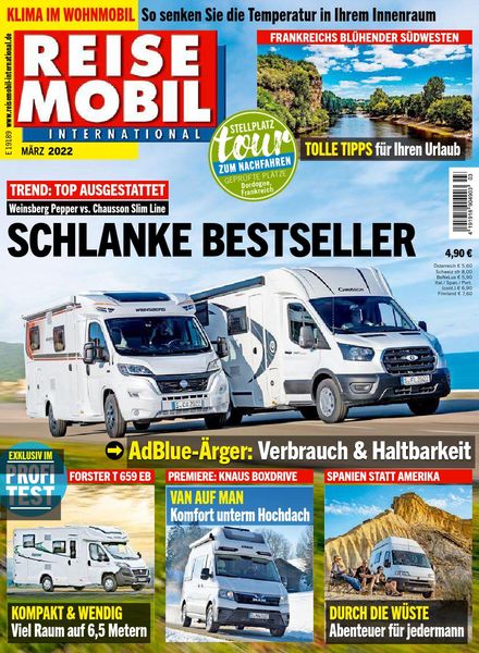 Reisemobil International – Marz 2022