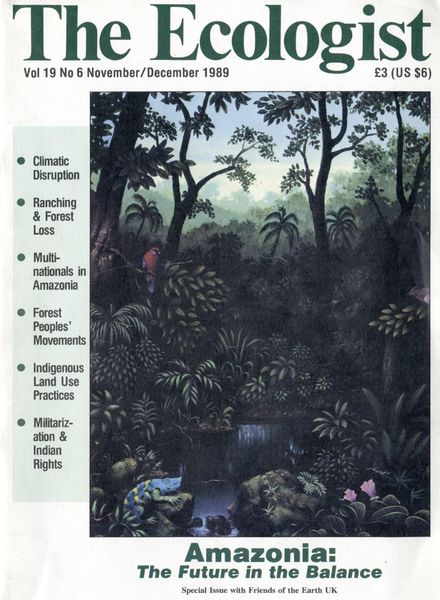 Resurgence & Ecologist – Ecologist, Vol 19 N 6 – November-December 1989