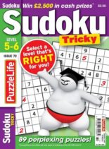 PuzzleLife Sudoku Tricky – February 2022