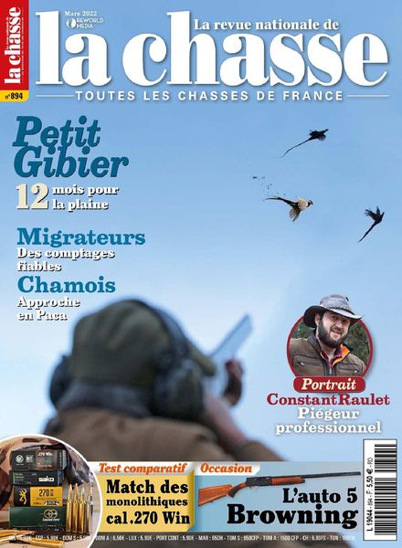 La Revue Nationale de la Chasse – mars 2022
