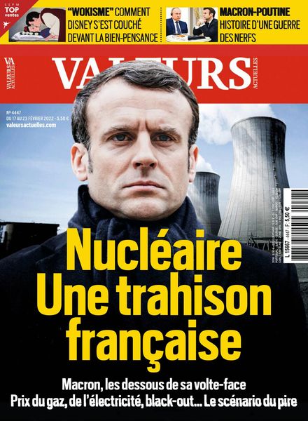 Valeurs Actuelles – 17 fevrier 2022