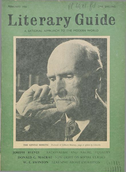 New Humanist – The Literary Guide February 1956