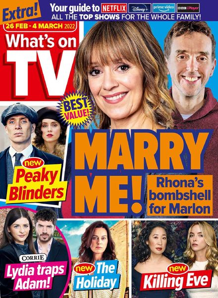 What’s on TV – 26 February 2022
