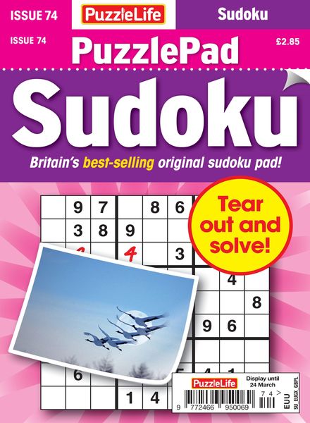 PuzzleLife PuzzlePad Sudoku – 24 February 2022